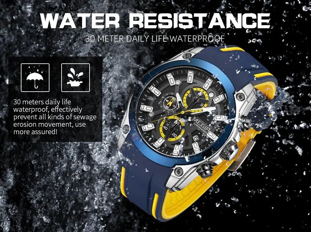 MEGIR Blue Jaune Sport - undefined - Thumbnail 3