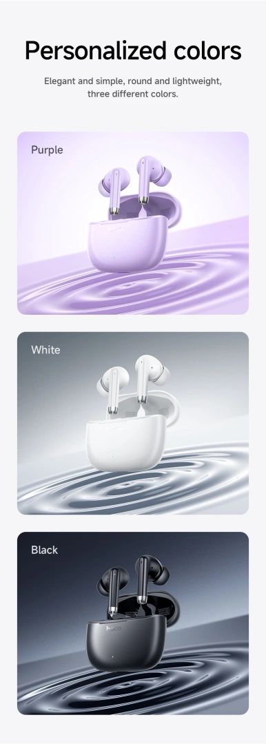 HOCO EQ2 True Wireless Bluetooth 5.3 Earbuds Touch Control Stereo In-Ear Headphones Built-In Microphone Sports Compatible - Image 17